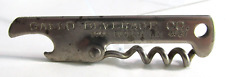 Vintage Gallo Beverage Co., Advertising Nifty Bottle Opener Corkscrew Vaughan picture