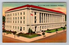 Sacramento CA-California, US Post Office, Antique, Vintage Souvenir Postcard picture
