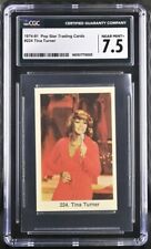 1974 Tina Turner #224 Pop Star Trading Cards. CGC 7.5 picture