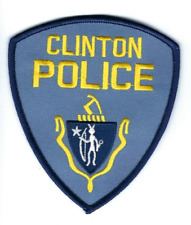 Clinton (Worcester County) MA Massachusetts Police shoulder patch - NEW picture