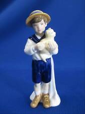 ROYAL DOULTON SPECIAL FRIEND #3607 BOY IN SAILOR SUIT WITH HIS CAT picture