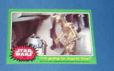 1977 Topps Star Wars Trading Card Series 4 Green #220 I'm Going to regret this picture