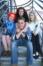 Actor Marcus Graham with scholarship recipients Bronwyn Purvis Reb- Old Photo 1 picture