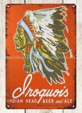 Iroquois Indian Head Beer Ale metal tin sign love metal wall art picture