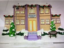 Hawthorne Simpsons Christmas Village - Springfield Elementary School W/ COA. picture