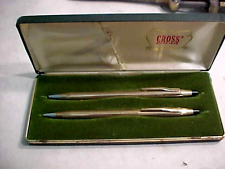 Vintage Cross  Gold Filled Pen & Pencil Set In Box With Instructions picture