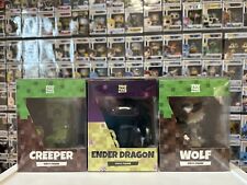 Youtooz Minecraft Creeper, Ender Dragon, Wolf LOT - BRAND NEW, MINT, UNOPENED picture