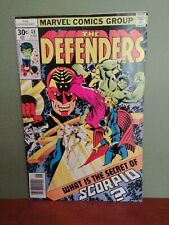 Defenders #48 (1977)  EARLY MOON KNIGHT APPEARANCE SCORPIO  7.0 picture