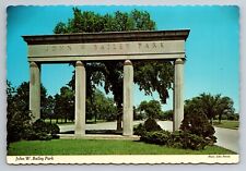 John W. Bailey Park Battle Creek Michigan Vintage Unposted Postcard picture
