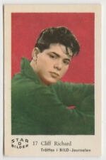 Cliff Richard Dutch Gum Trading Card - 1963 Star Bilder D #17 E5 Sharp NM picture