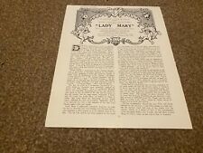 PLPS20 LADY MARY PLAY ARTICLE - FREDERICK LONSDALE - J HASTINGS TURNER'S picture
