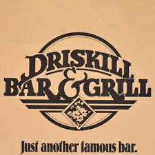 Vintage 1980s Driskill Bar Grill Restaurant Menu Brazos Street Austin Texas picture