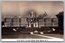 Real Photo New Berlin Central School New Berlin NY New York RP RPPC D277 picture