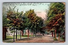 Montclair NJ-New Jersey, Scenic View North Fullerton Ave Vintage c1907 Postcard picture