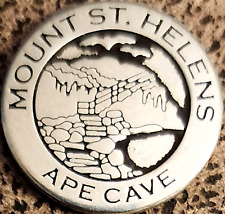 NEW DESIGN MOUNT ST. HELENS - APE CAVE - NATIONAL VOLCANIC MONUMENT PARK TOKEN picture