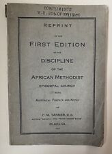 Discipline of the African Methodist Episcopal Church 1917 picture