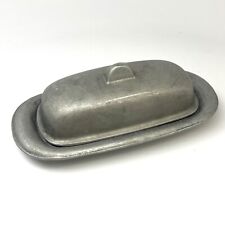 Vintage Pewtarex Olde Country Reproductions Butter Dish Metal  picture
