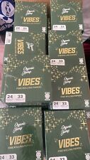 Vibes King Size / BLK/RED/BLUE /green Booklets 33 Papers And Tips (1 box) picture