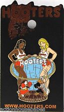 HOOTERS 2 SEXY GIRLS  HOOTIE OWL BOXING DUCK FIGHT FT LAUDERDALE FL FLORDIA PIN picture