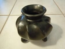 Vintage Black Mexico / Indian Barro Negro Oaxaca Hand Made Pottery, Vase, Pot picture