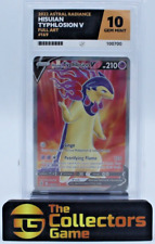 Pokémon hisuian typhlosion v 169/189 Astral Radiance Ace Grading 10 Gem Mint picture