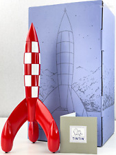 Statuette Moulinsart Tintin 46949 Moon Rocket 30cm Rare Resin Model 2017 picture