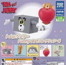 Tom And Jerry Funny Art Collection 4 All 5 Pcs Set Capsule Toys Gashapon picture