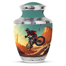 Desert Rush: Mountain Biking on Mars Large Cremation Adult Urns 200 cubic inch picture