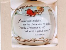 Vintage 1979 Hallmark The Night Before Christmas Satin Ball Ornament picture