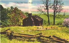 Tis Old Cabin Home, That Old Cabin Home Poem By Harry Russell Wilkins Postcard picture
