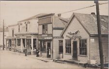 Main Street Post Office Fish Market Stonington Maine RPPC c1910s Postcard picture