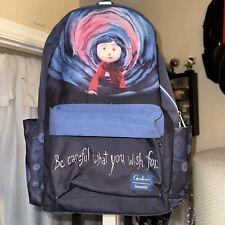 Loungefly Coraline Tunnel Be Careful What You Wish For School Book Bag Backpack picture