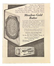 1912 Meadow-Gold Butter vintage print ad picture