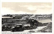 Vintage Postcard- Bird's-eye view Signal Train Quarters, Camp Devens, Ayer MA picture