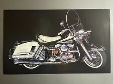 1960 Harley Davidson FLH Duo-Glide Motorcycle Picture / Print - RARE Frameable picture