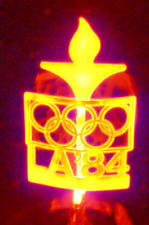 1984 SUMER OLYMPICS IN LOS ANGELES GLOW LAMP, WORKS PERFECTLY picture
