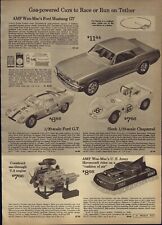 1966 PAPER AD AMF Wen-Mac Toy Ford Mustang Car Army Hovercraft Woodburning Set  picture