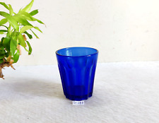 1920s Vintage Beautiful Cobalt Blue Glass Tumbler Decorative Barware Props G219 picture