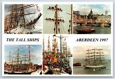 Scotland Aberdeen 1997 The Tall Ships Vintage Postcard Continental picture