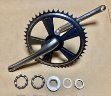 Vintage 1971 Schwinn Crank, Sprocket with Bearings & Hardware / from a Racer. picture