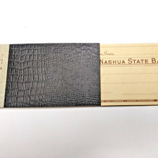 c1940s Nashua, Iowa State Bank Unused Checks Checkbook Blank Vintage IA Bill 3U picture
