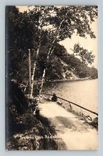 RPPC Newfound Lake NH-New Hampshire Turnpike Road, c1910 Vintage Postcard picture