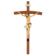 Hammered Finish Crucifix Wooden Beautiful statement Piece For Church Resin 12 In picture