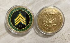 NEW U.S. Army Sergeant E-5 Rank Challenge Coin, picture