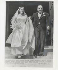 SENATOR JOE MCCARTHY-ORIGINAL PHOTO-WEDDING-LONG SHOT-ON CHURCH STEPS picture