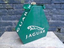 Large reproduction vintage 2 gallon petrol can advertising Jaguar cars picture