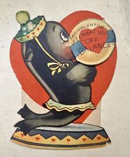 Vintage Rare Valentines Day Card- Seal picture
