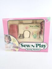 Vintage Sew-N-Play Battery Operated Child Sewing Machine Tested Works In Box picture