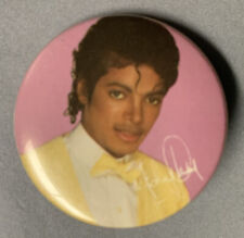 Vintage Michael Jackson Pinback Button Pin King Of Pop R&B Soul Icon Jackson 5 picture