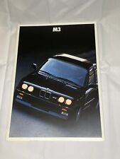 1988 1989 BMW M3 Brochure Rare US E30 M-3 Motorsport Sales Catalog 1990 1991 picture